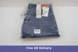 Scotch & Soda Men's Vernon Regular Straight Jeans, Blue, W34, L34