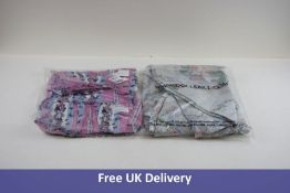 Two Items of Dolls Kill Women's Skirts to Include 1x Honey If The Shoe Fits Brocade Skirt, Floral, P