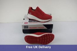 Skechers Women's Bobs Sport Trainers, Red, UK 5