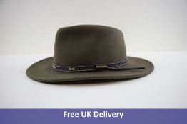 Overland Men's Teton Crushable Wool Hat, Khaki, Size L