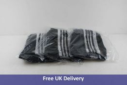 Three pairs of adidas Youth Squad 21 Training Bottoms, Black, Age 11 to 12 Years