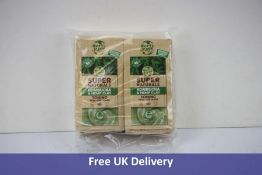 Two Packs of 12 Earth Kiss Super Natural Organic Kombucha and Hemp Clay toning Peel-off Mask