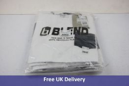 Six Blend Men's Organic T-Shirts, to Include Sizes 1x S, 1x M, 2x L, 1x XL and 1x XXL, White