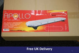 LED Flash Bar Apollo R65, 1183mm 0-30v, Fixed Mounting