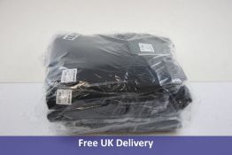 Six Kronstadt Men's Knox Jogger Recycle Cotton Shorts, Black, to Include 3x Size M, 2x Size L and 1x