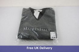 Baldessarini Men's Wool and Cotton Pullover, Grey, Size M