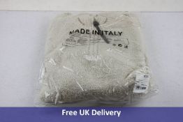 Baldessarini Men's 'Scott' Sweatshirt with a Fur Collar, Dirty White, Size M