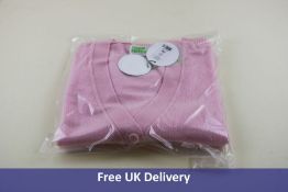 From Future Women's Oversize Light V-Neck Jumper, Light Pink, Size XS