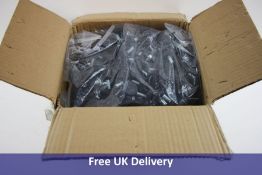 Six Hundred Low Profile Furniture Adjustable Feet, Black, 32mm M8 X 20 mm