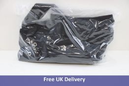 Patchwerk Women's Pleated Mini Skort High Rise, Black, Size M