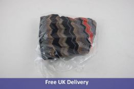 Missoni Women's Short Cardigan, Zigzag Pattern, Black, Red, Grey and Gold, UK 10.USED