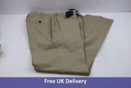 Men's Turnbull and Asser Classic Beige Chinos, W32