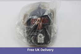 Ten Red Sox Women's Baseball Caps, Navy and Beige