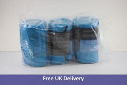 Three Active Era Premium Self-Inflating Camping Sleeping Mats, Blue