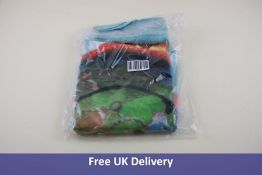 Travis Scott Men's The Scotts World Tie Dye T-Shirt, Blue, Size L