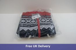 OnePiece Men's Marius Jumpsuit, Navy, Red and White, Size XS