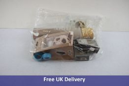 Five Hevea Baby Products to Include 1x UpCycled Natural Rubber Bath Mat, Sand, 1x Natural Rubber Pac