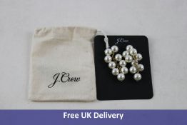 J.Crew Women's Dangle Pearl Earrings, Pearl and Gold, One Size