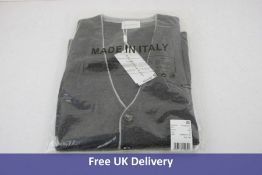 Baldessarini Men's Wool Vest, Grey, Size M