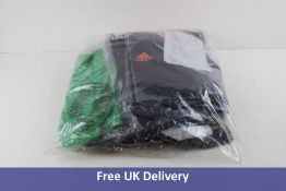 Fifteen adidas Men's Football Tops to Include 1x Goalie Top, Green, Size L, 3x Size S, 2x Size XL, 4