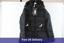 Geox Women's Ashleey Parka, Black, Size EU 40