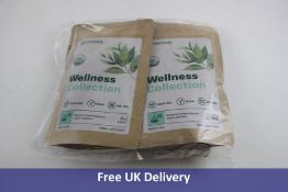 Three Items of Herbaly Wellness Collection Organic Herbal Tea, 70 g, 28 Count Bag, Expiry 10/22