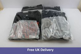 Four Men's G-Star Raw Sweatshirts, 2x Black and 2x Navy, Size XXL