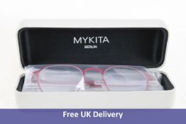 Mykita Women's Baker Glasses Frame, Cranberry