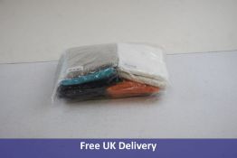 Fifteen Uni New Essential Cotton Wash Mitt, 15 x 20 cm, Multi-Colored