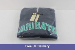 Axel Arigato College Logo Hoodie, Navy, Size S