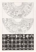 Matt Mullican. Untitled (Organizational Legend). 1988