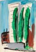 Karl Horst Hödicke. Untitled (high-rise). 1992