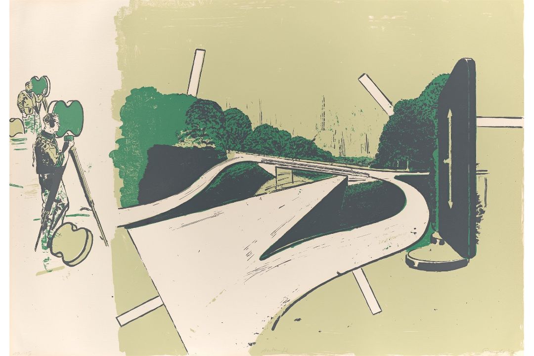 Neo Rauch. „Ankunft“. 1997 - Bild 1 aus 2
