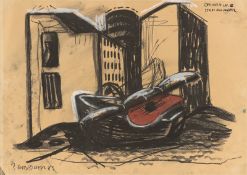 Peter Chevalier. ”ENTWURF NR. 2 STADT AM MEER”. 1985