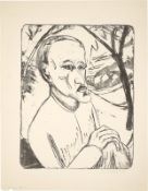 Erich Heckel. ”Bildnis M.H.”. 1920