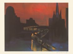 Rainer Fetting. Berlin wall. 1988