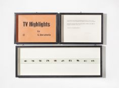 Gianfranco Baruchello. ”TV Highlights”. 1969