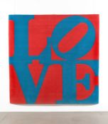 Robert Indiana. ”Chosen Love (Blue on Red Love)”. 1995