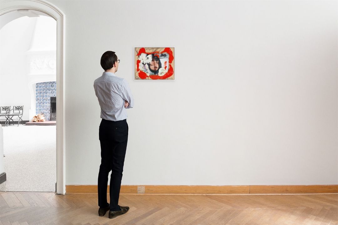 Jonathan Meese. „DEIN STAATJANUSKOPF III „UNBEDINGTHEIT“. 2005 - Bild 3 aus 3