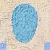 Ákos Birkás. ”KF(Mn8/16)103” and ”KF(Mn8/19)106”. 1998 (2 paintings)