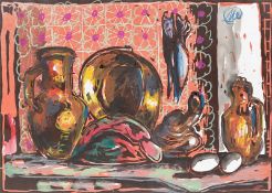 Markus Lüpertz. Still life with jugs. Presumably 1990-s