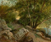 German, circa 1830. Path through nature.