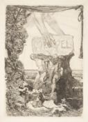 Max Klinger. ”Das Menzelfestblatt”. 1884 / ”Ehrenbürgerbrief für Oberbürgermeister Dr. Otto G…. 1888