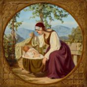 Eduard Julius Friedrich Bendemann. Mother and child. 1838