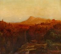 Valentin Ruths. Evening sky in the Sabine Hills.
