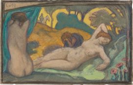 Ludwig von Hofmann. Daydream (Summertime). Circa 1900/1910
