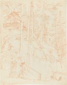 German, circa 1820/30. Prayer in the woods.