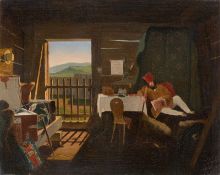 Erdmann Hummel. Decree of quarantine. Circa 1850
