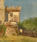 Frederik Rohde. The Abbey of Santa Maria di Grottaferrata.