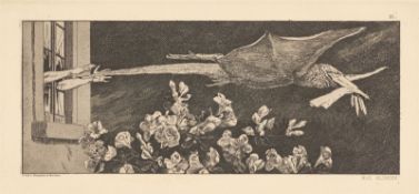 Max Klinger. ”Paraphrase über den Fund eines Handschuhs. Opus VI”. 1881